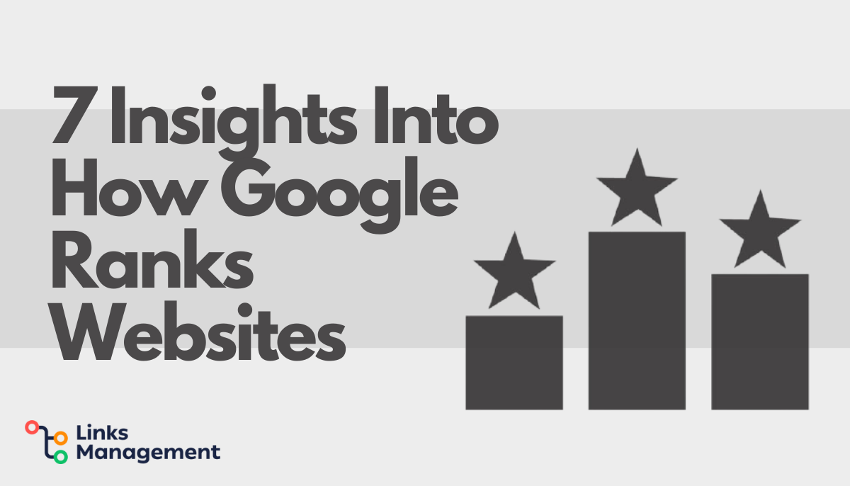 factors how google ranks websites